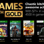 Games with Gold Oktober angekündigt