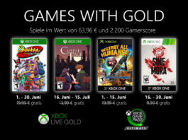 Games with Gold: Diese Spiele gibt es im Juni gratis