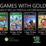 Games with Gold: Diese Spiele gibt es im August gratis
