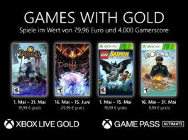 Games with Gold: Diese Spiele gibt es im Mai gratis