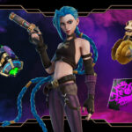 Jinx aus League of Legends und Arcane macht Fortnite unsicher