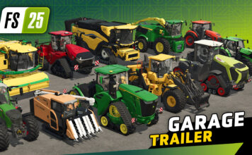 Maschinen & Produkte im Landwirtschafts-Simulator 25: Garage Trailer präsentiert Marken